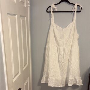 Old Navy White Textured Dress